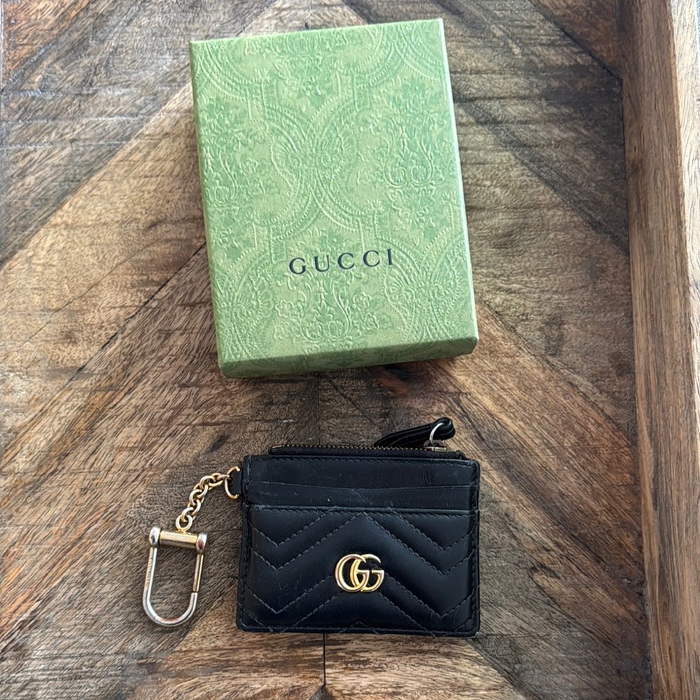 Gucci GG Marmont Zip Key Case